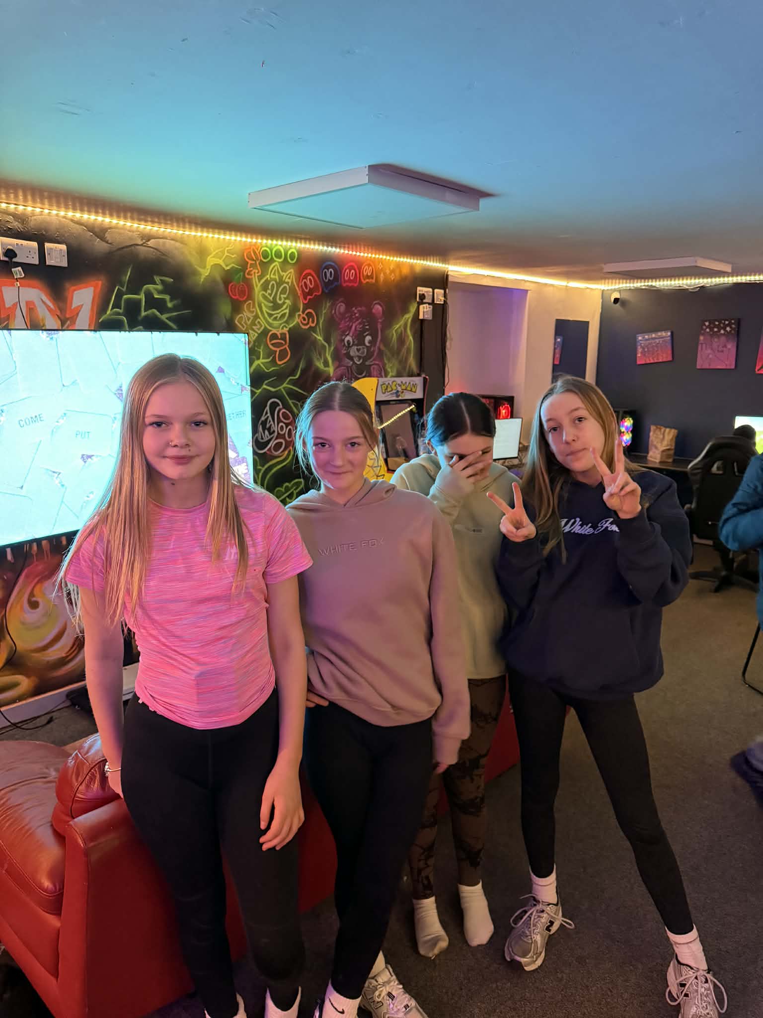 Young people spending time together at TD1 Youth Hub